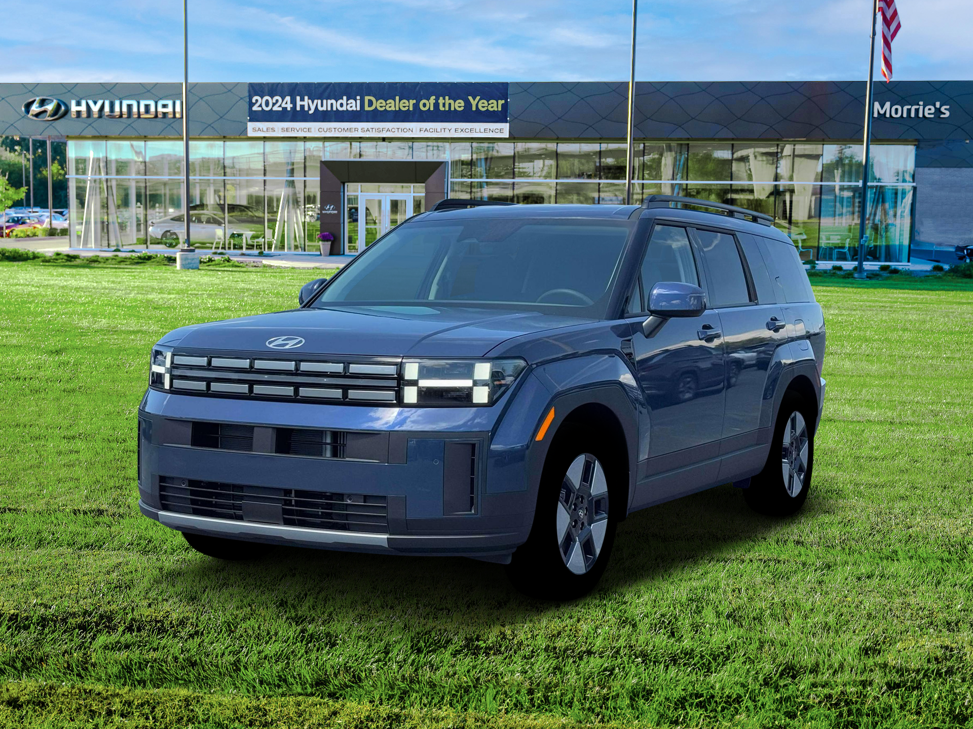 New 2026 Blue Hyundai SEL image 1