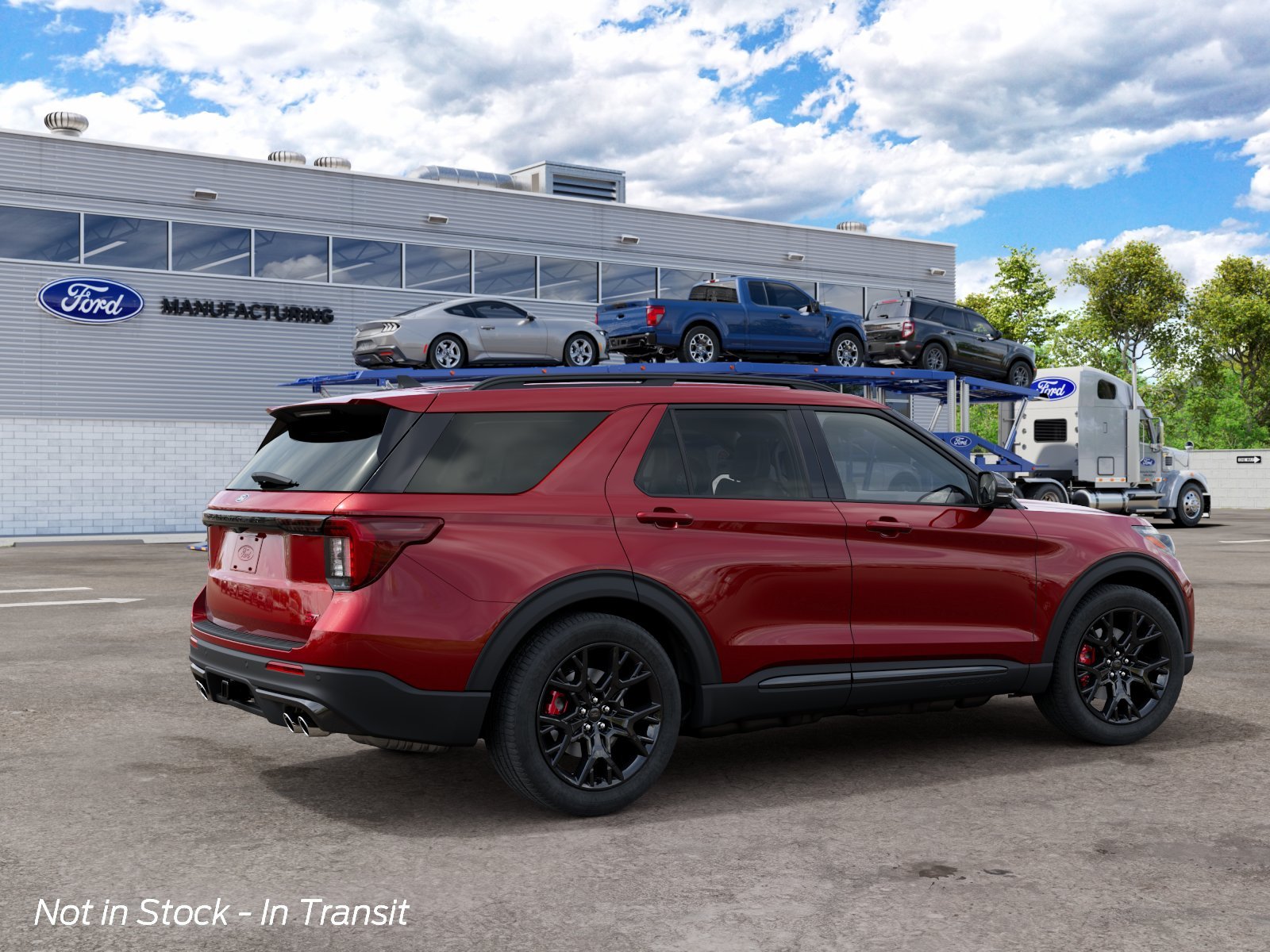 New 2027 Ruby Red Metallic Tinted Clearcoat Ford ST image 6