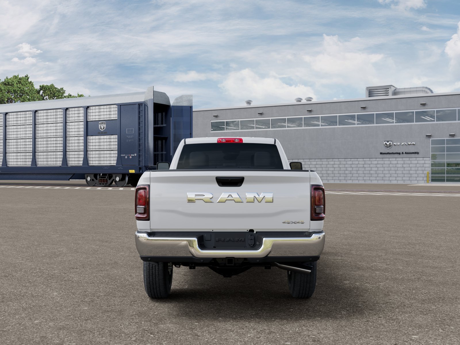 New 2026 Bright White Clear-Coat Exterior Paint RAM Tradesman image 8