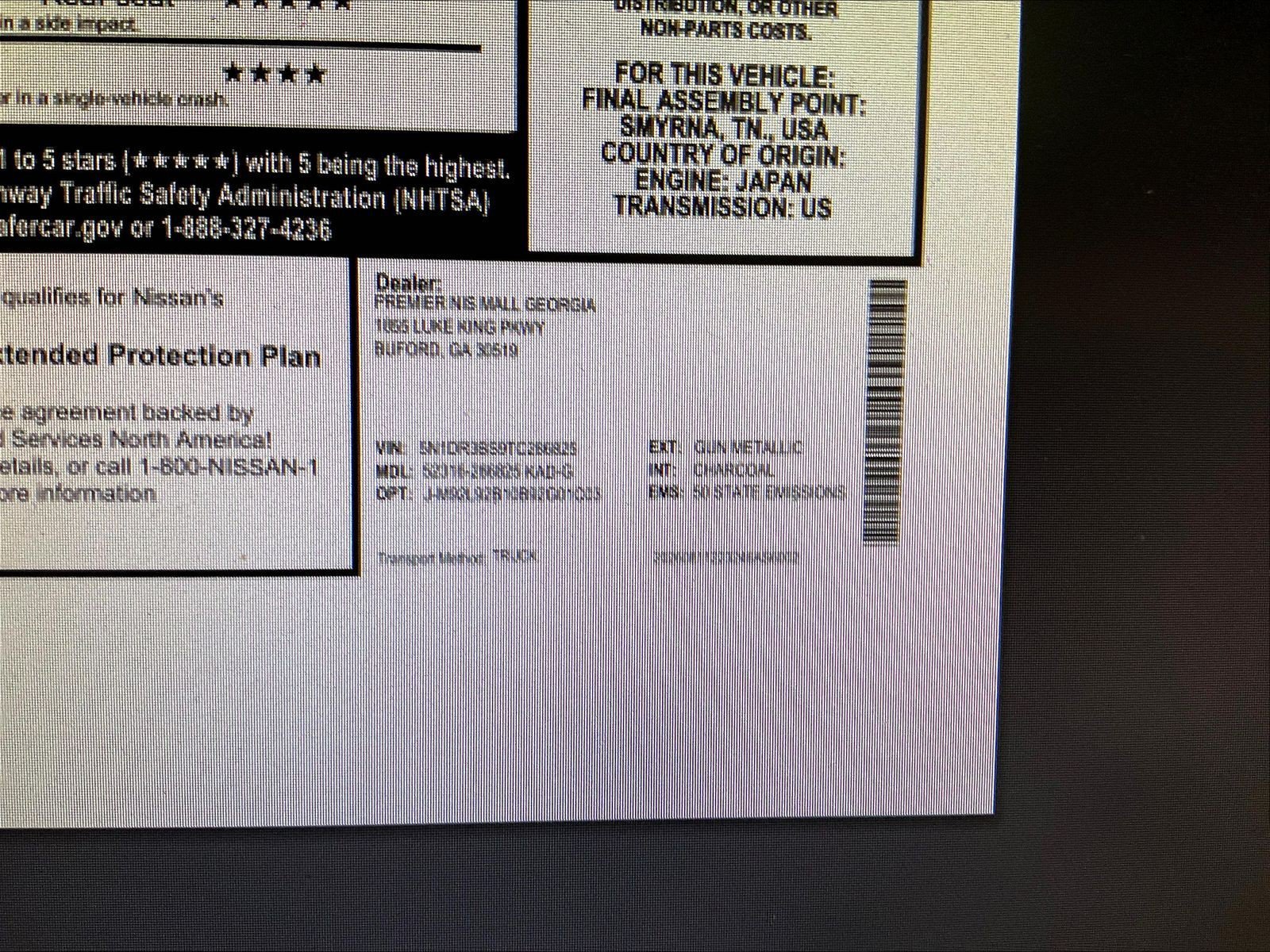 New 2026 Gray Nissan SV image 14