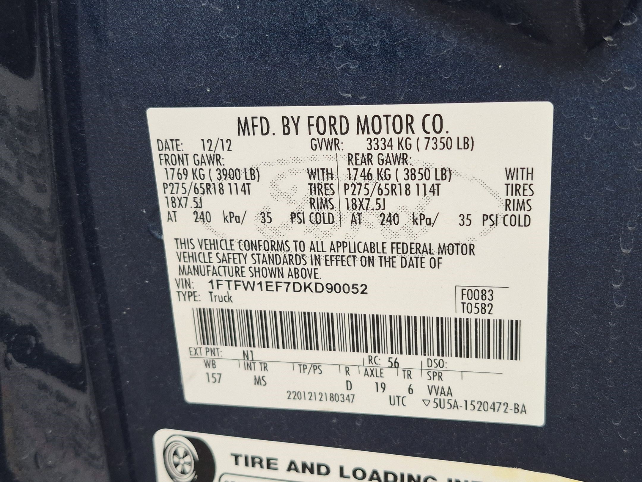 Used 2013 Blue Ford XLT image 31