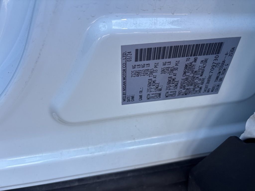 Used 2024 White Nissan SV image 42