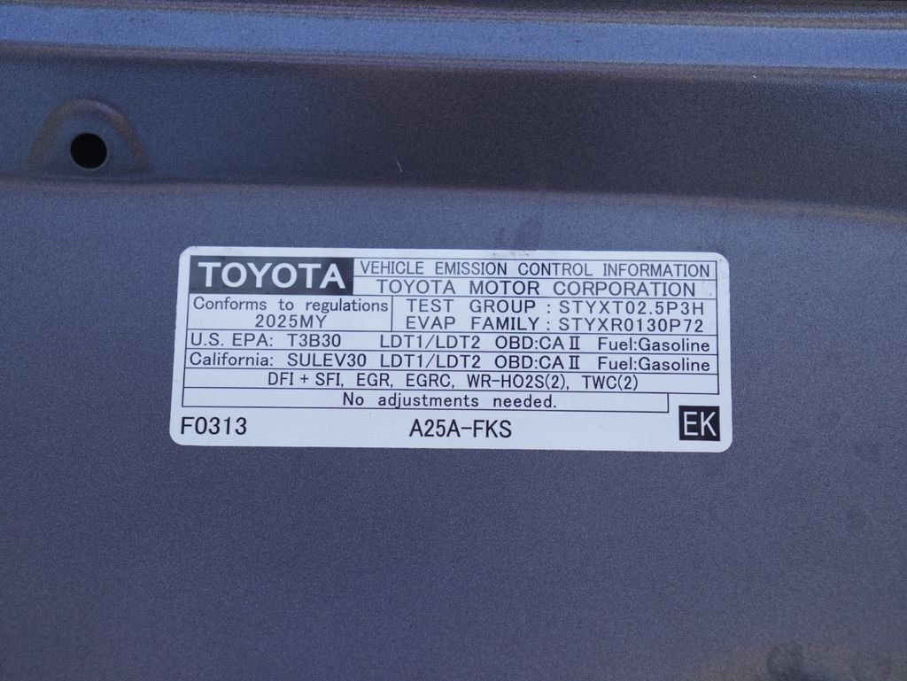 Used 2025 Gray Toyota LE image 29