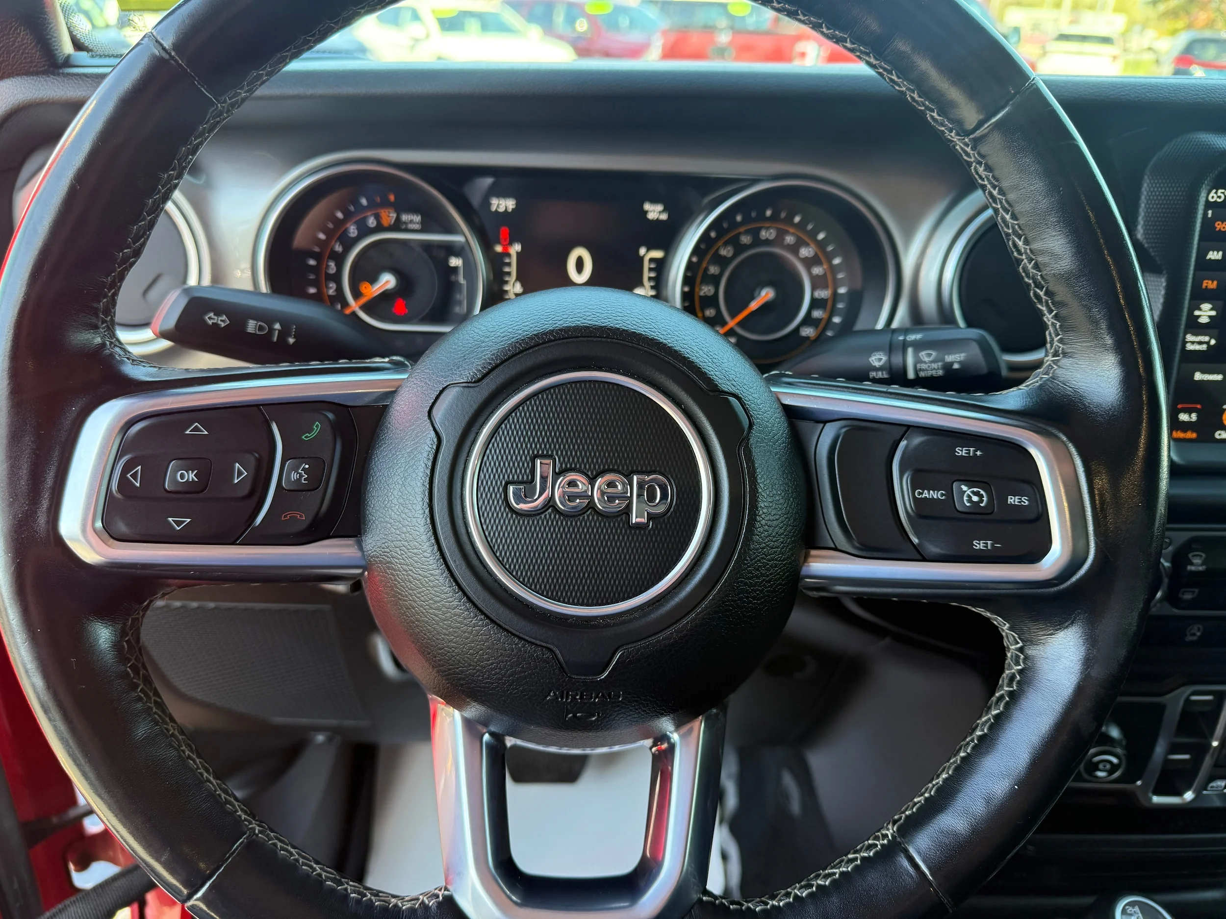 Used 2020 Firecracker Red Clearcoat Jeep Overland image 14