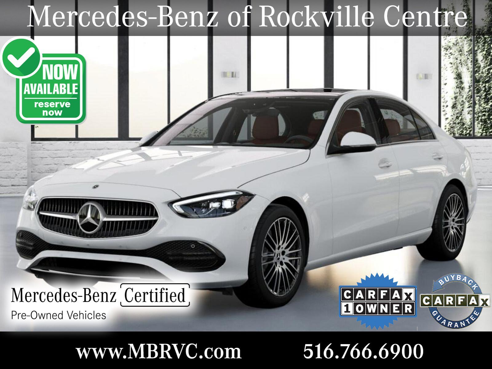 Certified Used 2023 White Mercedes-Benz C 300 image 1