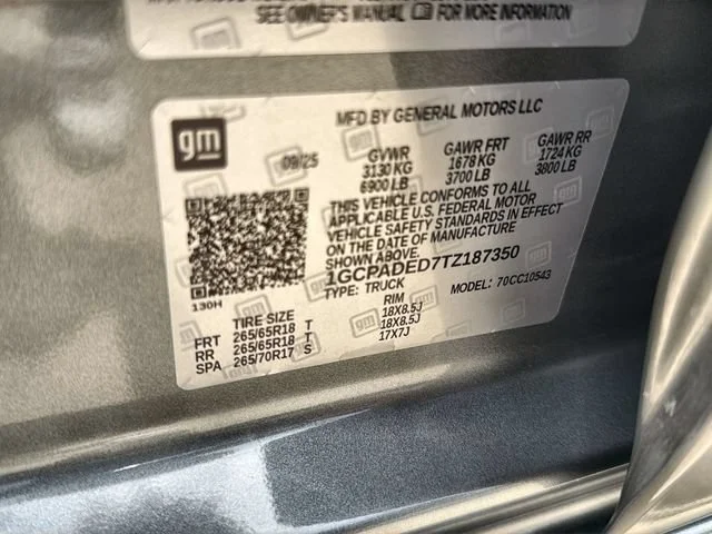 Used 2026 Sterling Gray Metallic Chevrolet RST image 33
