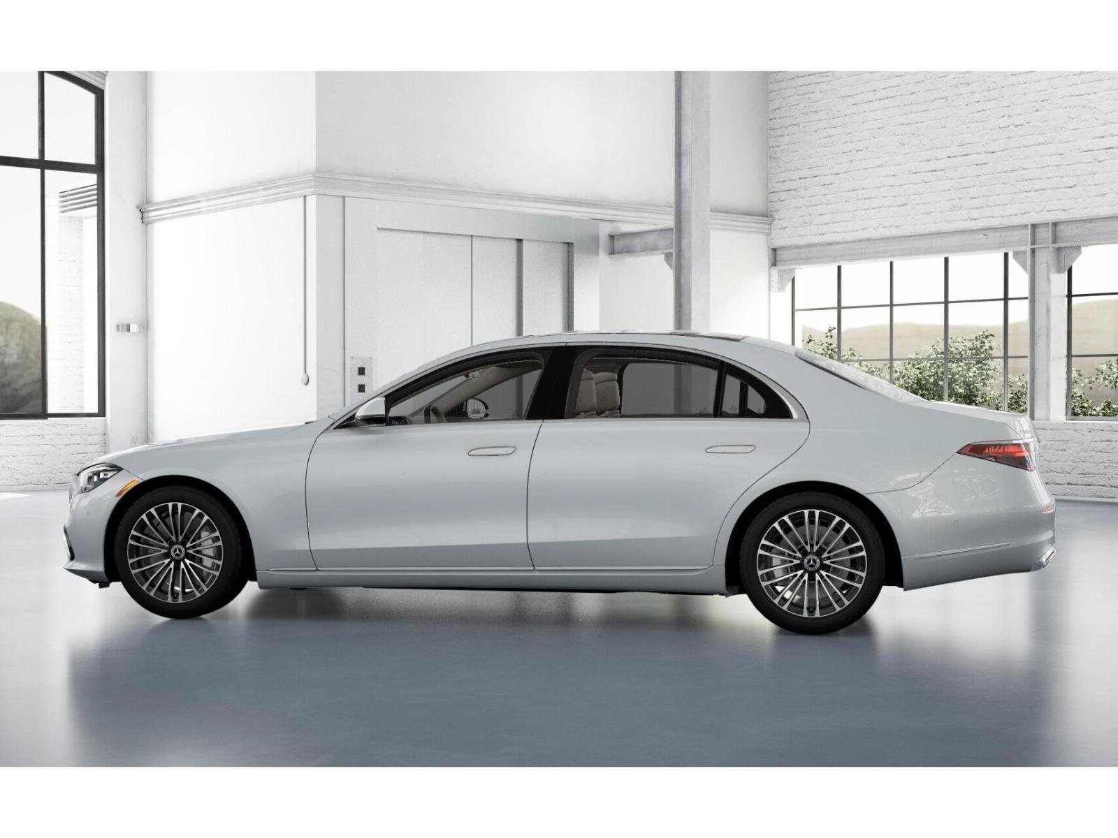 New 2026 MANUFAKTUR Moonlight White Metallic Mercedes-Benz S 580 4MATIC® Sedan image 33