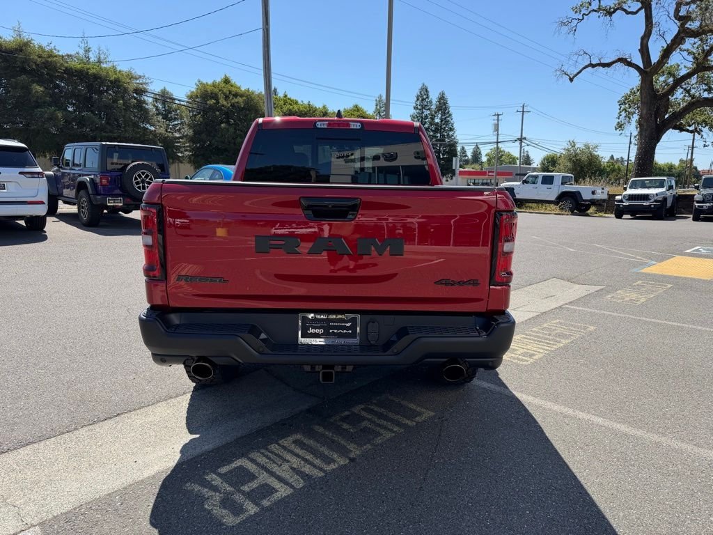 New 2026 Molten Red Pearl-Coat Exterior Paint RAM Rebel image 4