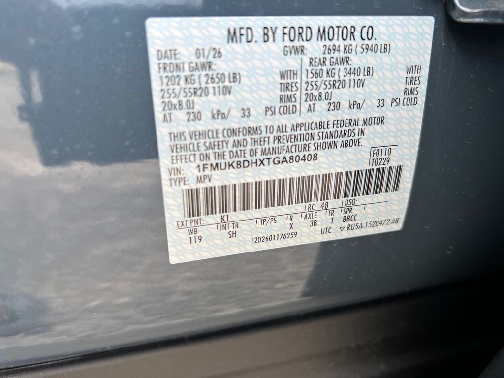 New 2026 Vapor Blue Metallic Ford Active image 37