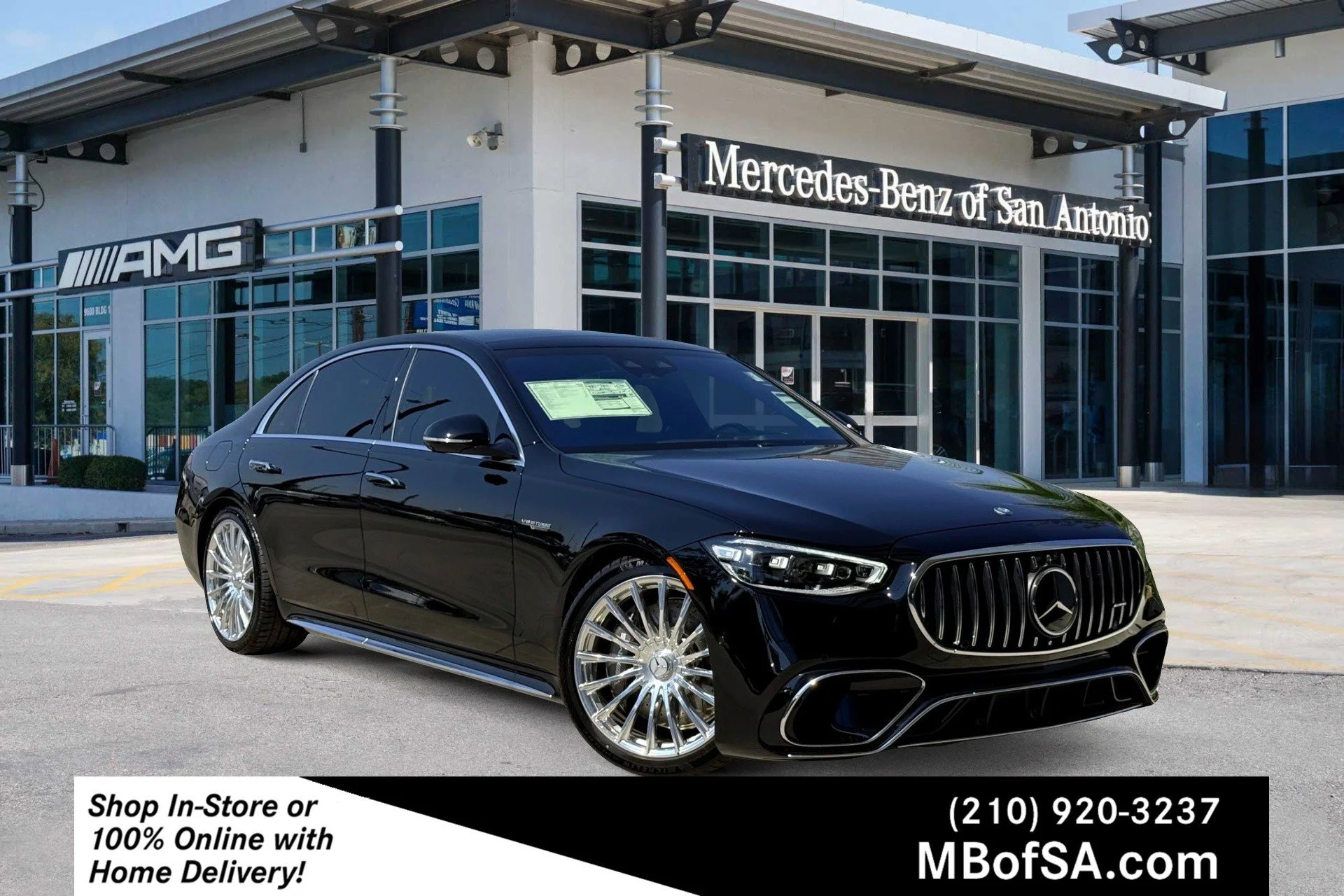 New 2026 Mercedes-Benz S-Class AMG® S 63 E 4dr Car in San Antonio