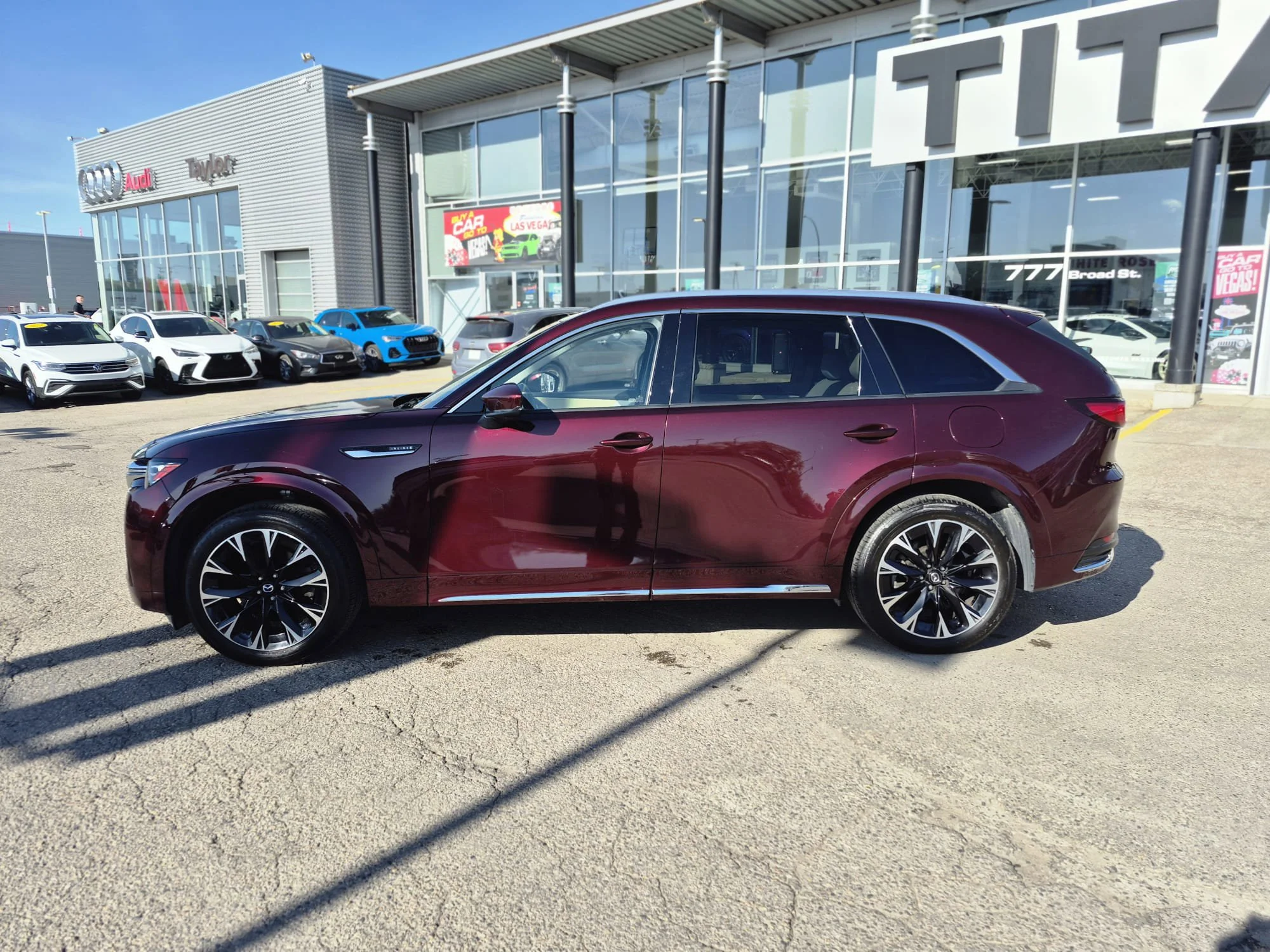 Certified Used 2024 Artisan Red Metallic Mazda Signature AWD*7 Pass | Adaptive Cruise | Nav | 360 Cam | Cooled Leather | Pano Roof | Htd Wheel image 12