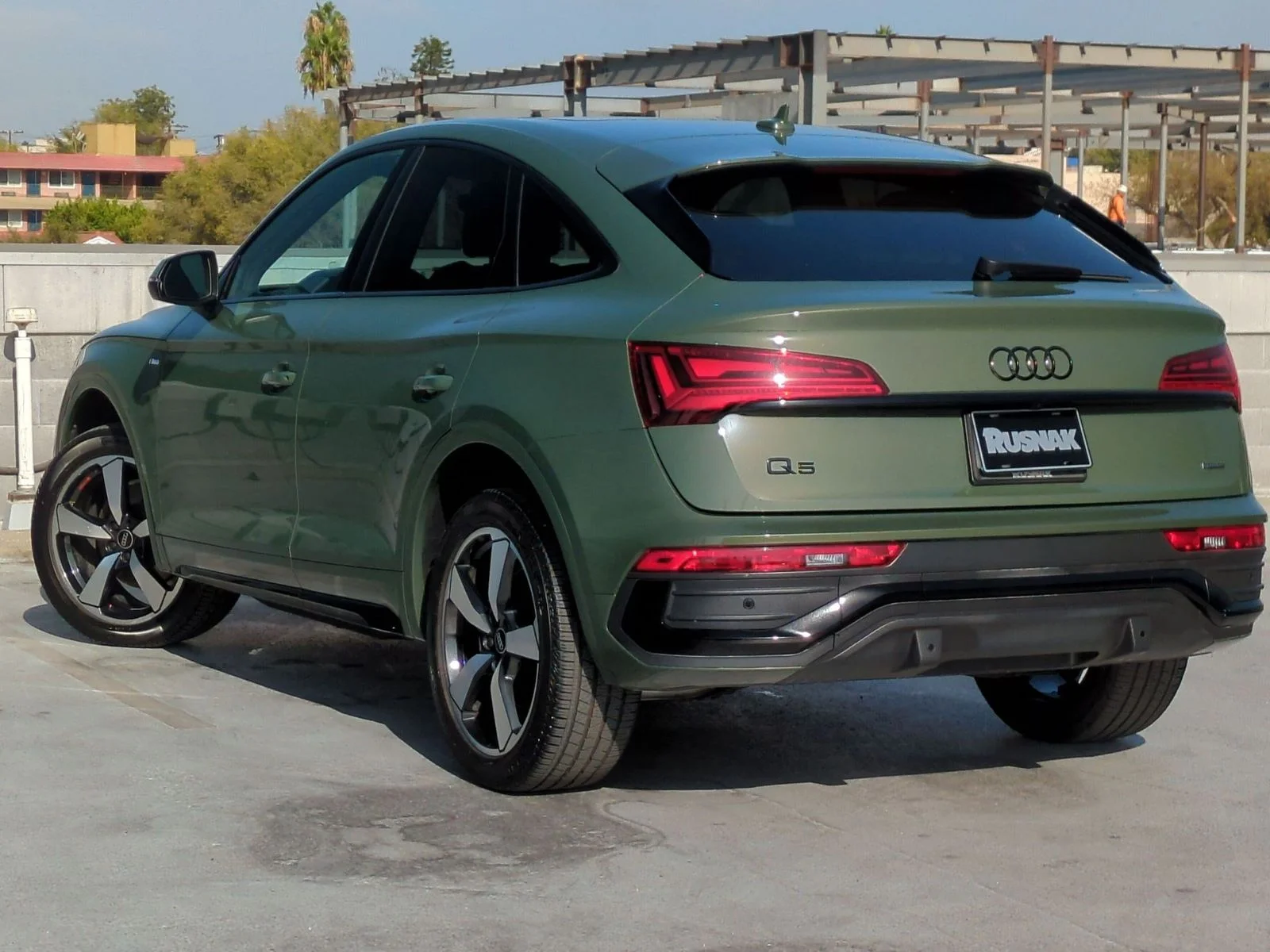 Used 2023 Green Audi 45 S line Premium image 2