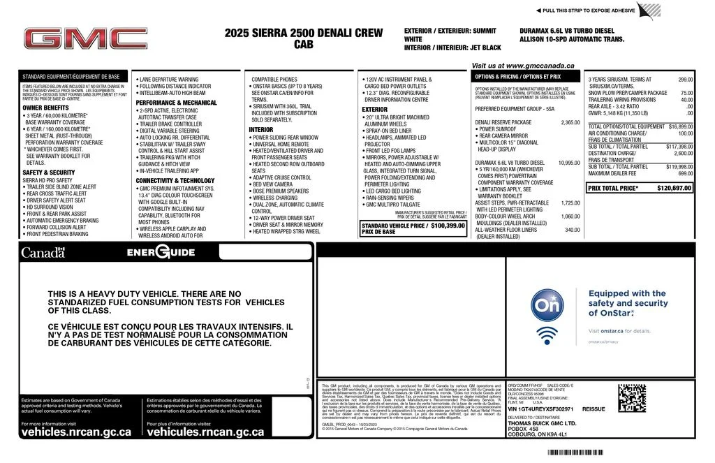 Certified Used 2025 White GMC Denali image 3