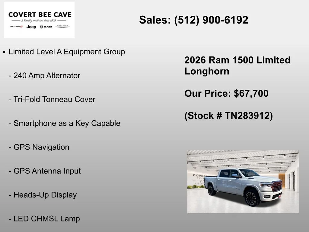 New 2026 Ivory White Tri-Coat Pearl-Coat Exterior Paint RAM Limited image 13
