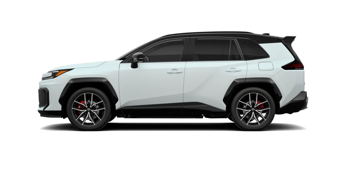 New 2026 Wind Chill Pearl with Midnight Black Metallic roof Toyota GR SPORT image 56