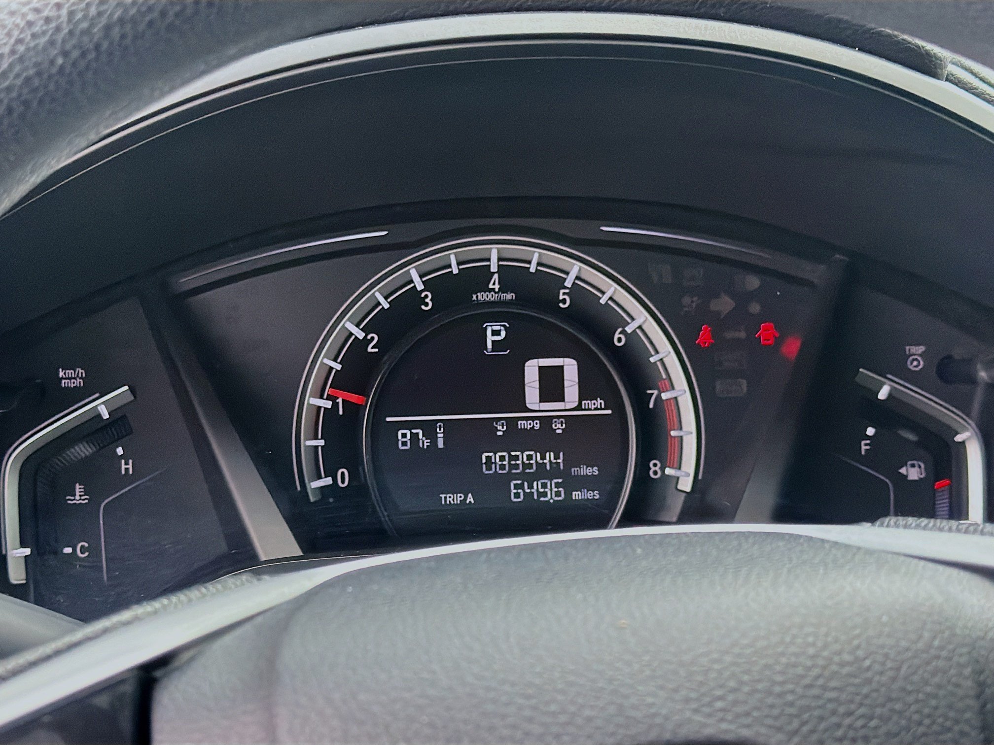 Certified Used 2019 Obsidian Blue Pearl Honda LX image 11