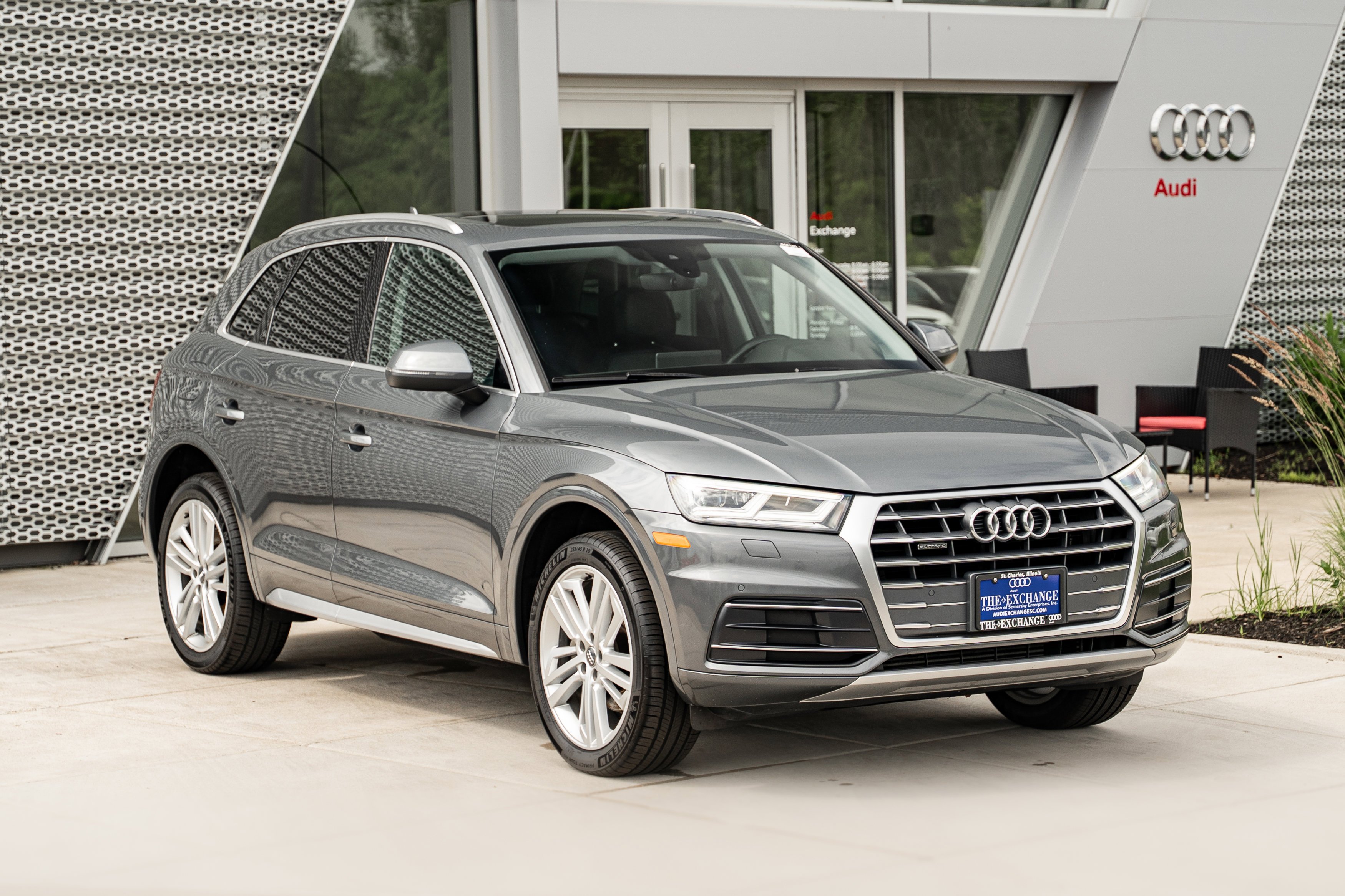 Used 2018 Monsoon Gray Metallic Audi Premium Plus image 2