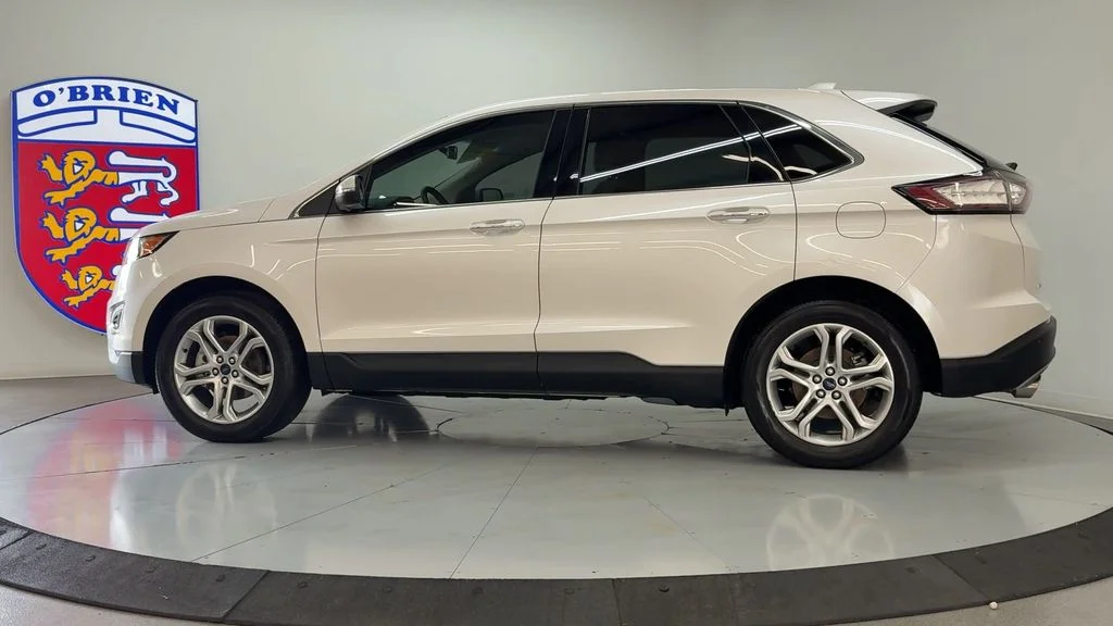 Used 2018 White Platinum Clearcoat Metallic Ford Titanium image 7