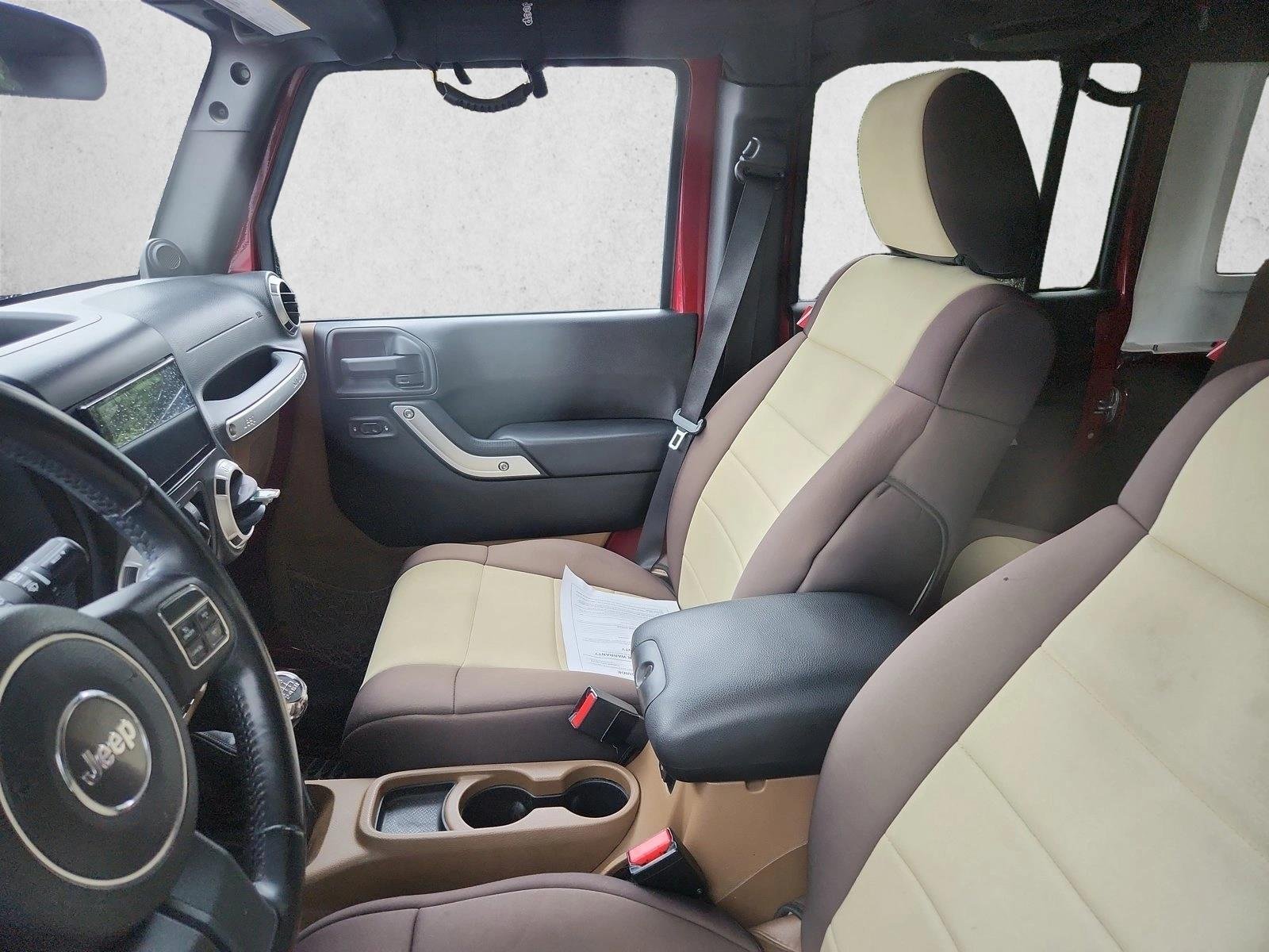 Used 2012 Deep Cherry Red Crystal Pearl Jeep Sahara image 8