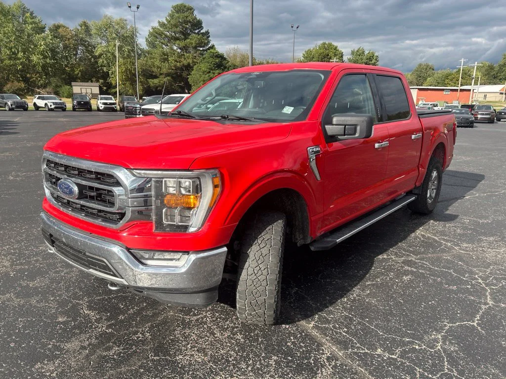 Used 2021 Race Red Ford XLT image 3