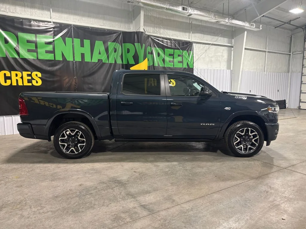 New 2026 Forged Blue Metallic Exterior Paint RAM Laramie image 4