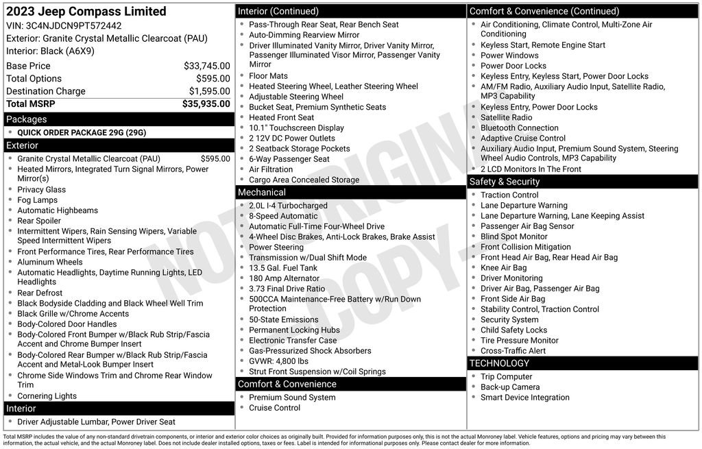 Certified Used 2023 Gray Jeep Limited image 6