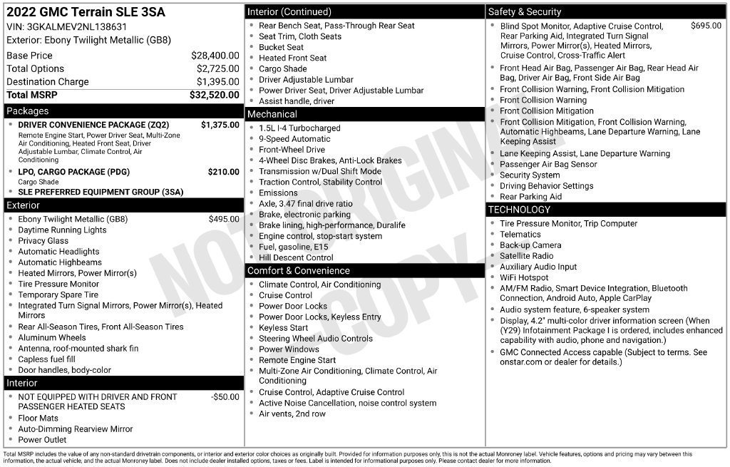 2022 GMC Terrain SLE - Photo 9
