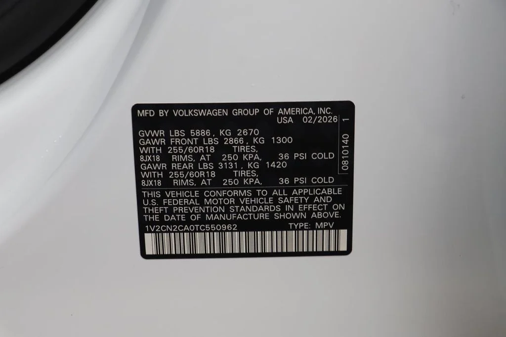 New 2026 White Volkswagen Peak Edition image 25
