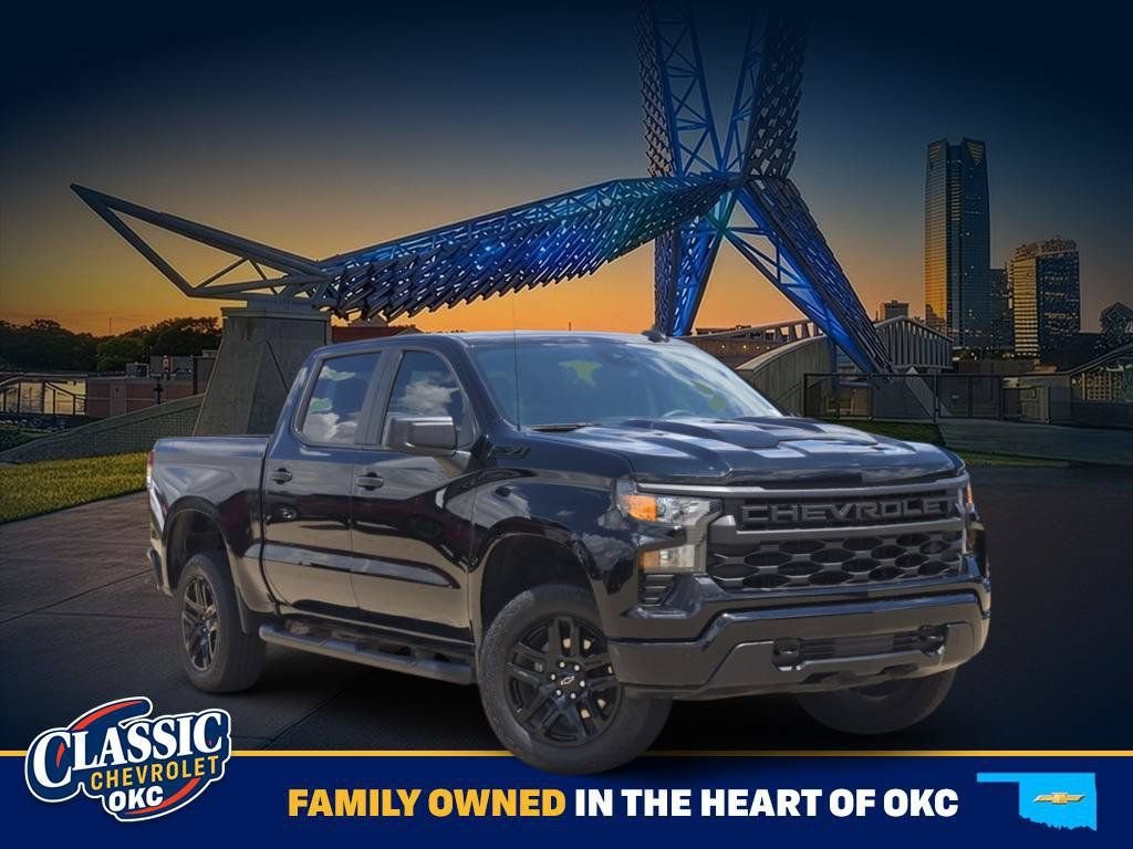Black 2024 Chevrolet Silverado 1500 Pickup Truck Four-Wheel Drive 8-Speed Automatic