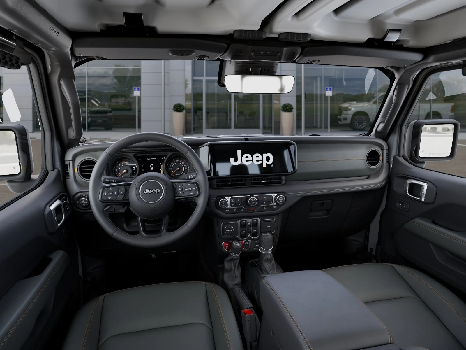 New 2026 Bright White Clear-Coat Exterior Paint Jeep Mojave X image 41