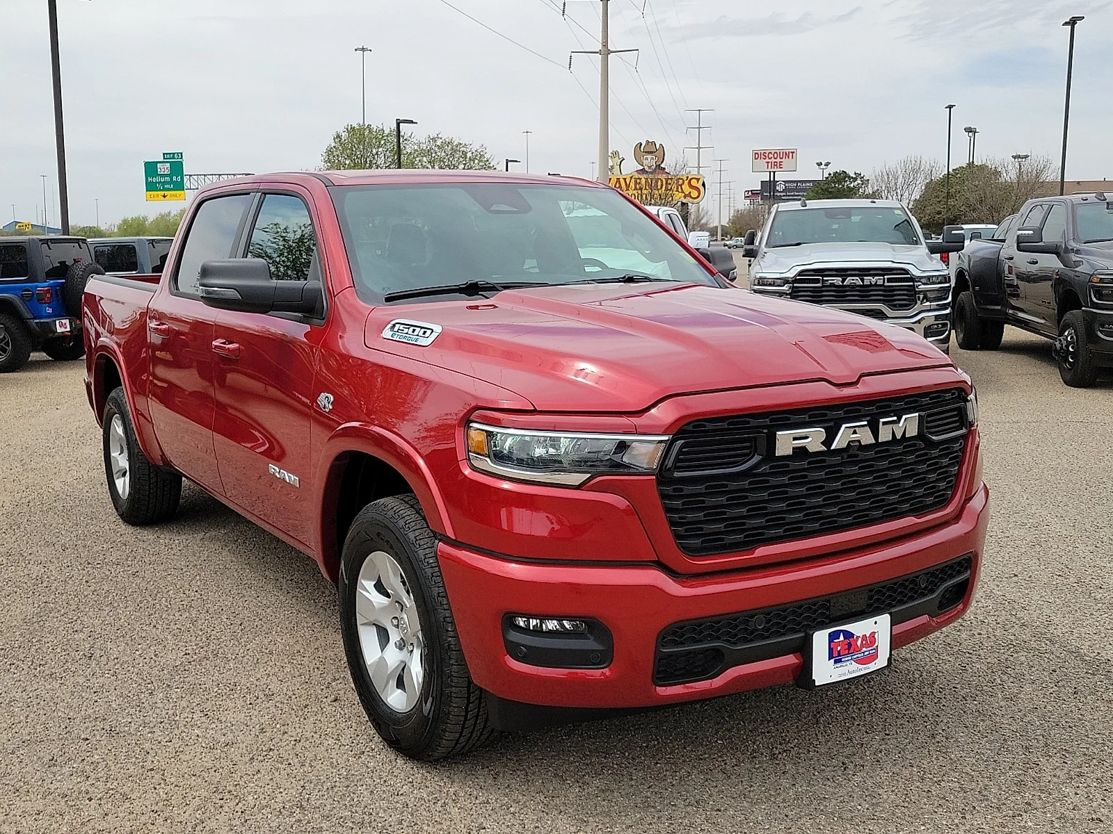 New 2026 PR6 Molten Red Ram LONE STAR CREW CAB 4X4 5
