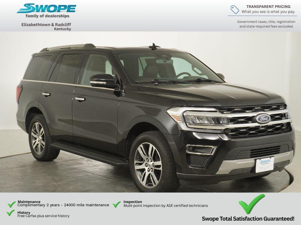 Used 2024 Agate Black Metallic Ford Limited image 1