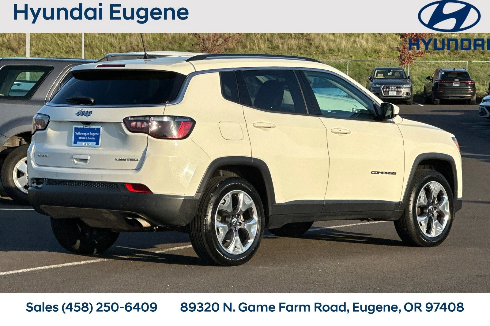 Used 2021 White Jeep Limited image 3