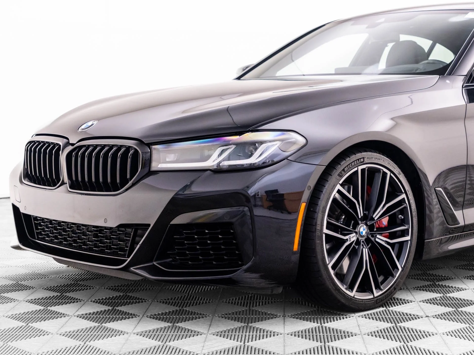 Certified Used 2023 Black BMW M550i xDrive image 39