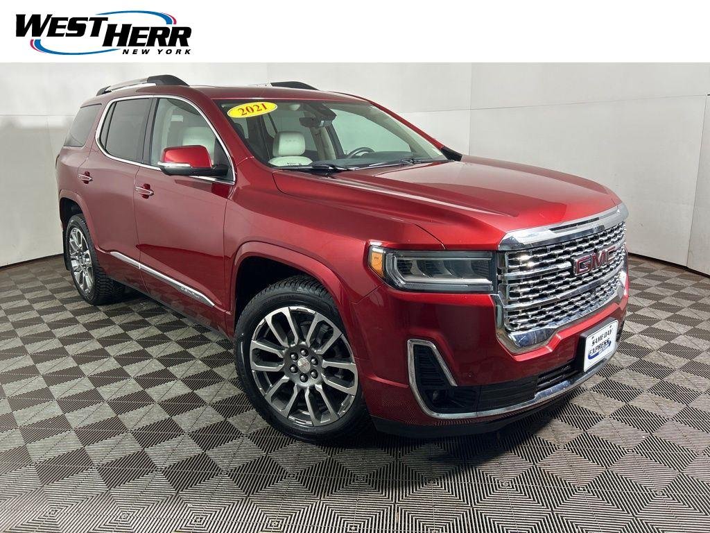 Used 2021 Cayenne Red GMC Denali image 1