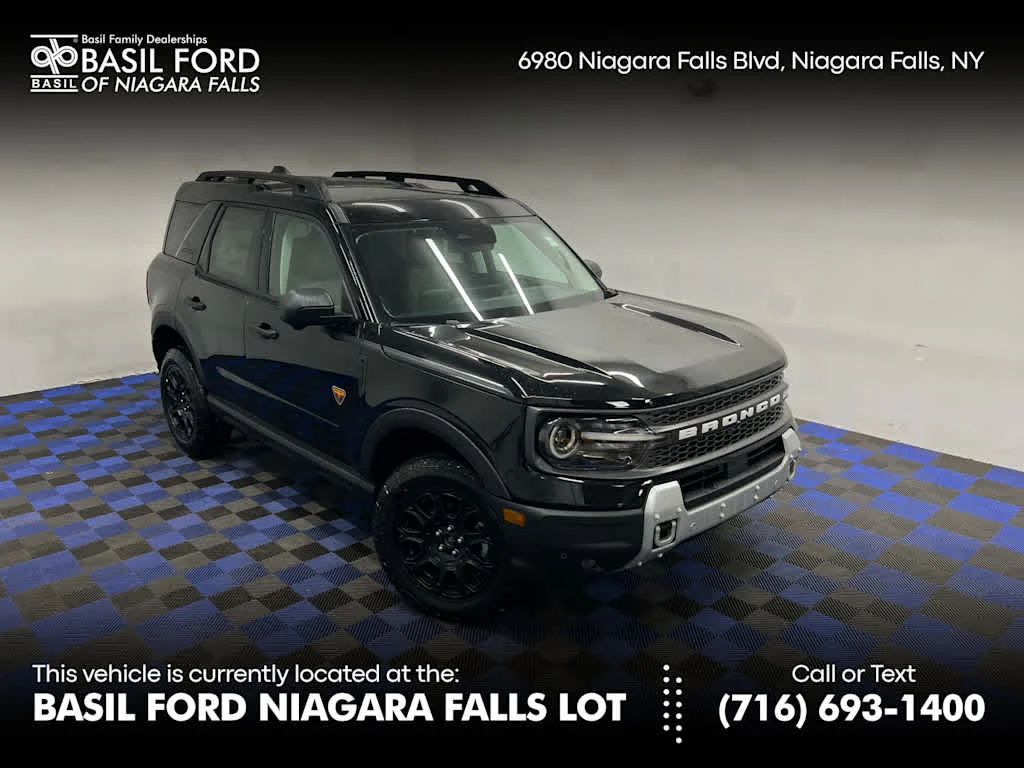 New 2026 Shadow Black Ford Badlands image 1