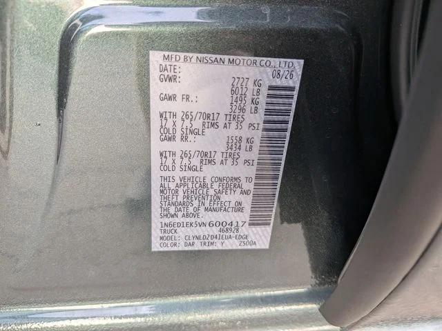 New 2027 Alpine Metallic Nissan Crew Cab PRO-4X® image 30