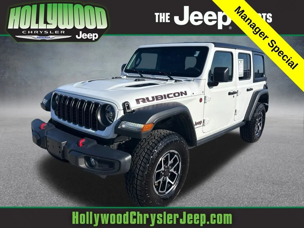 Used 2024 White Jeep Rubicon image 1