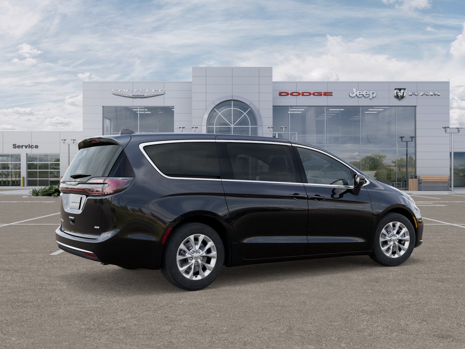 New 2026 Diamond Black Crystal Pearl-Coat Exterior Paint Chrysler Select image 30