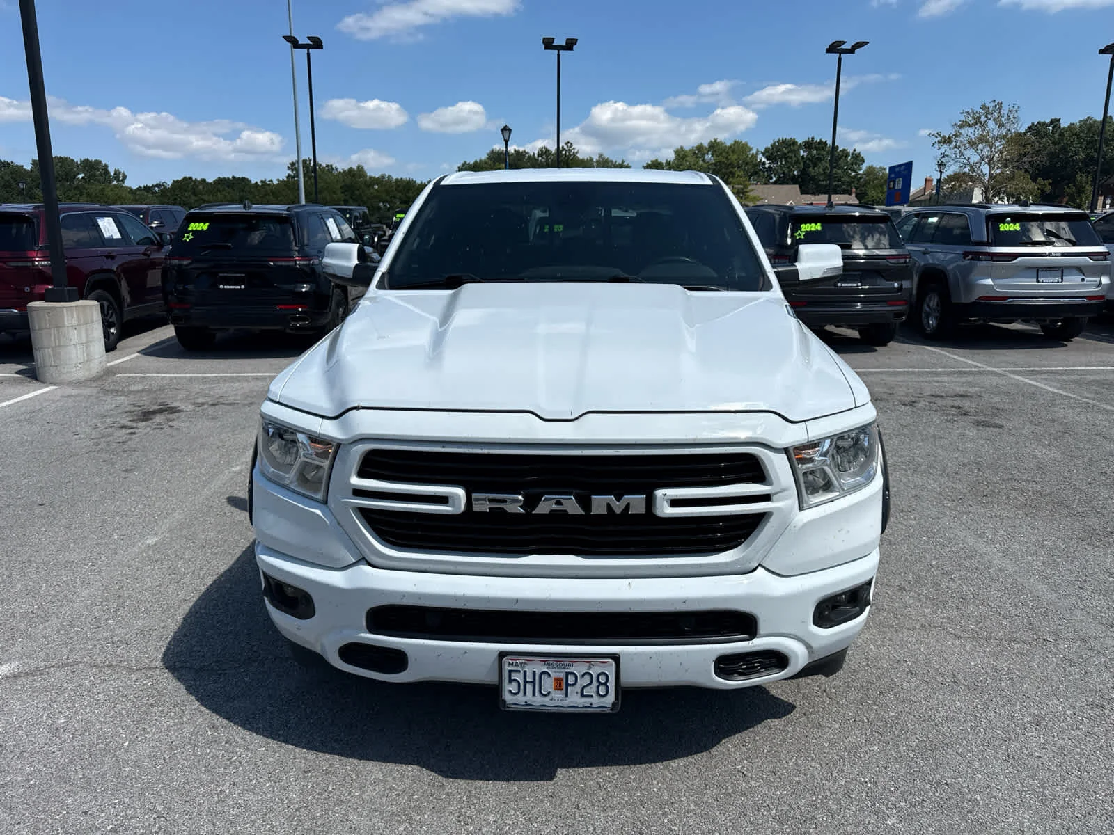 Used 2020 Bright White Clearcoat Ram Big Horn image 2