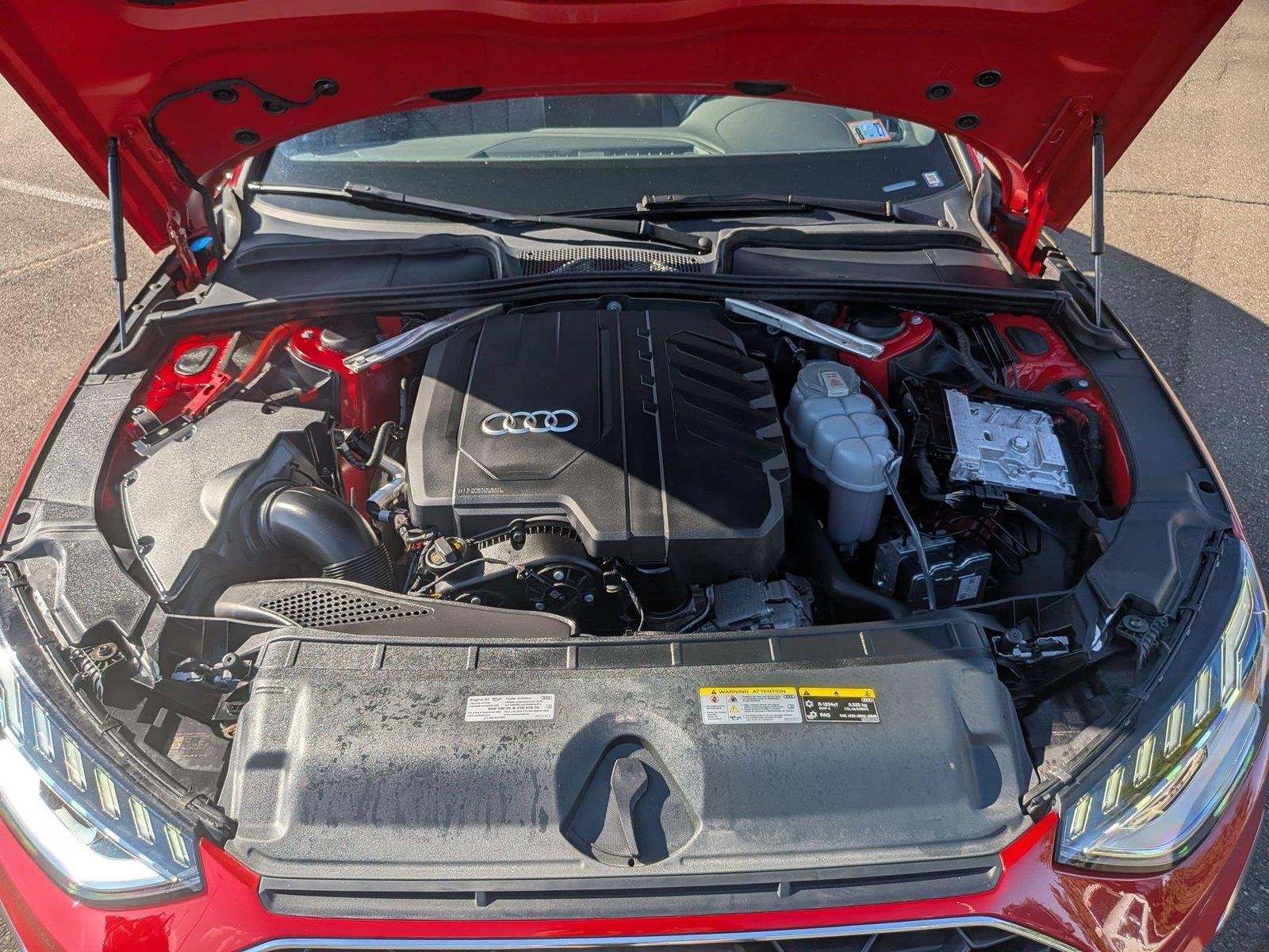 Used 2024 Progressive Red Metallic Audi S line Premium Plus image 38