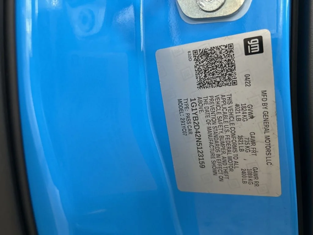 Used 2022 Blue Chevrolet Stingray image 39