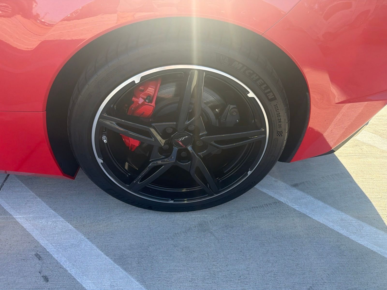 Used 2021 Torch Red Chevrolet Stingray image 8
