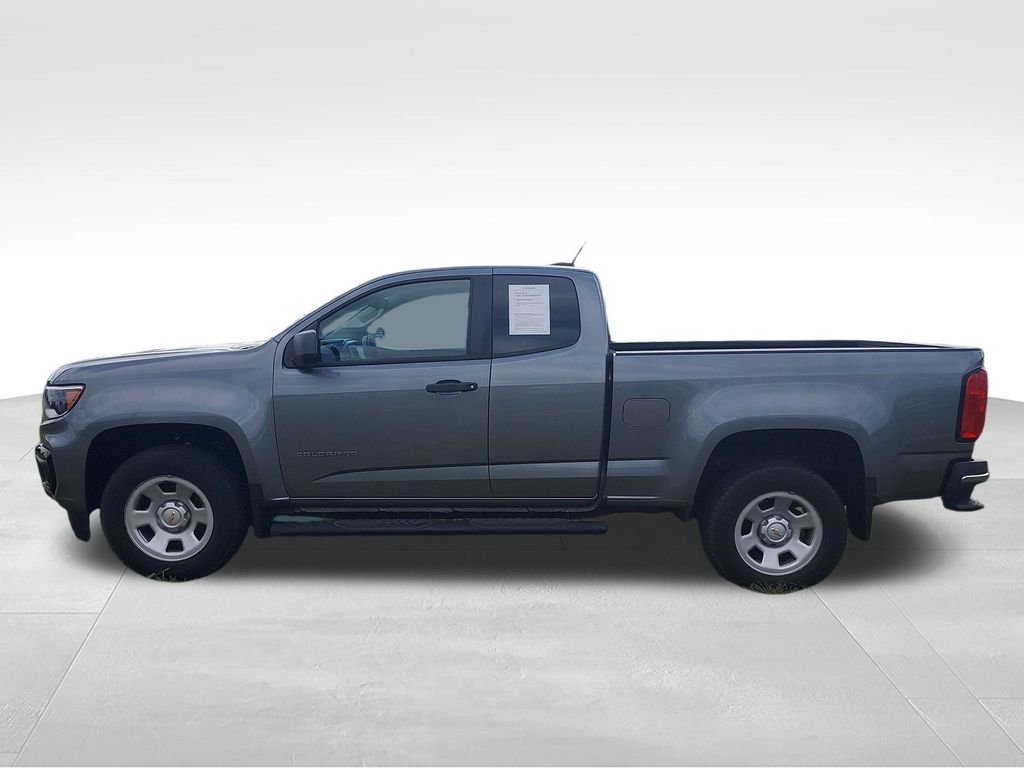 Used 2021 Gray Chevrolet Work Truck image 2