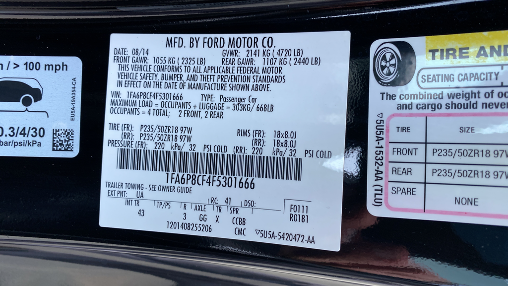 Used 2015 Black Ford GT Premium image 29