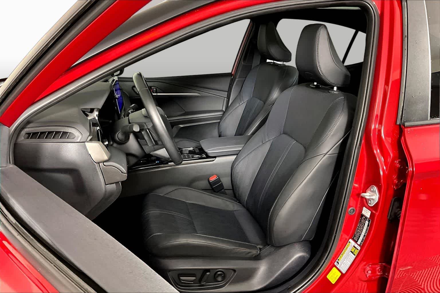 Used 2025 Supersonic Red/Midnight Black Metallic Toyota XSE image 8