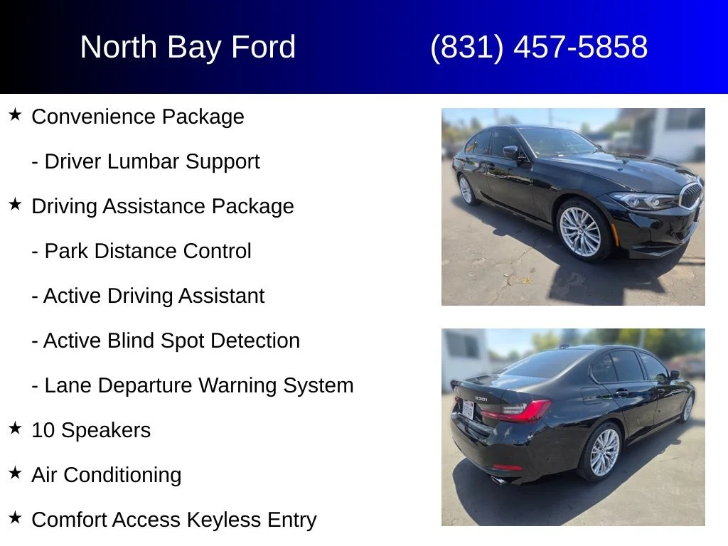 Used 2023 Black BMW 330i image 8