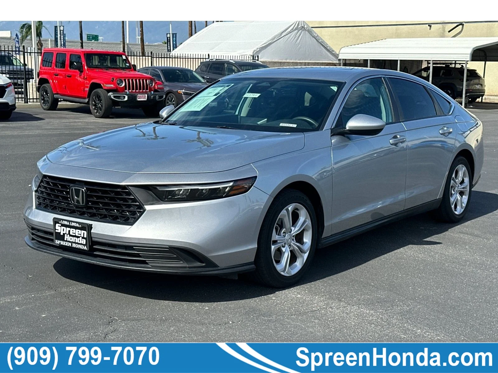 Used 2024 Solar Silver Metallic Honda LX image 1