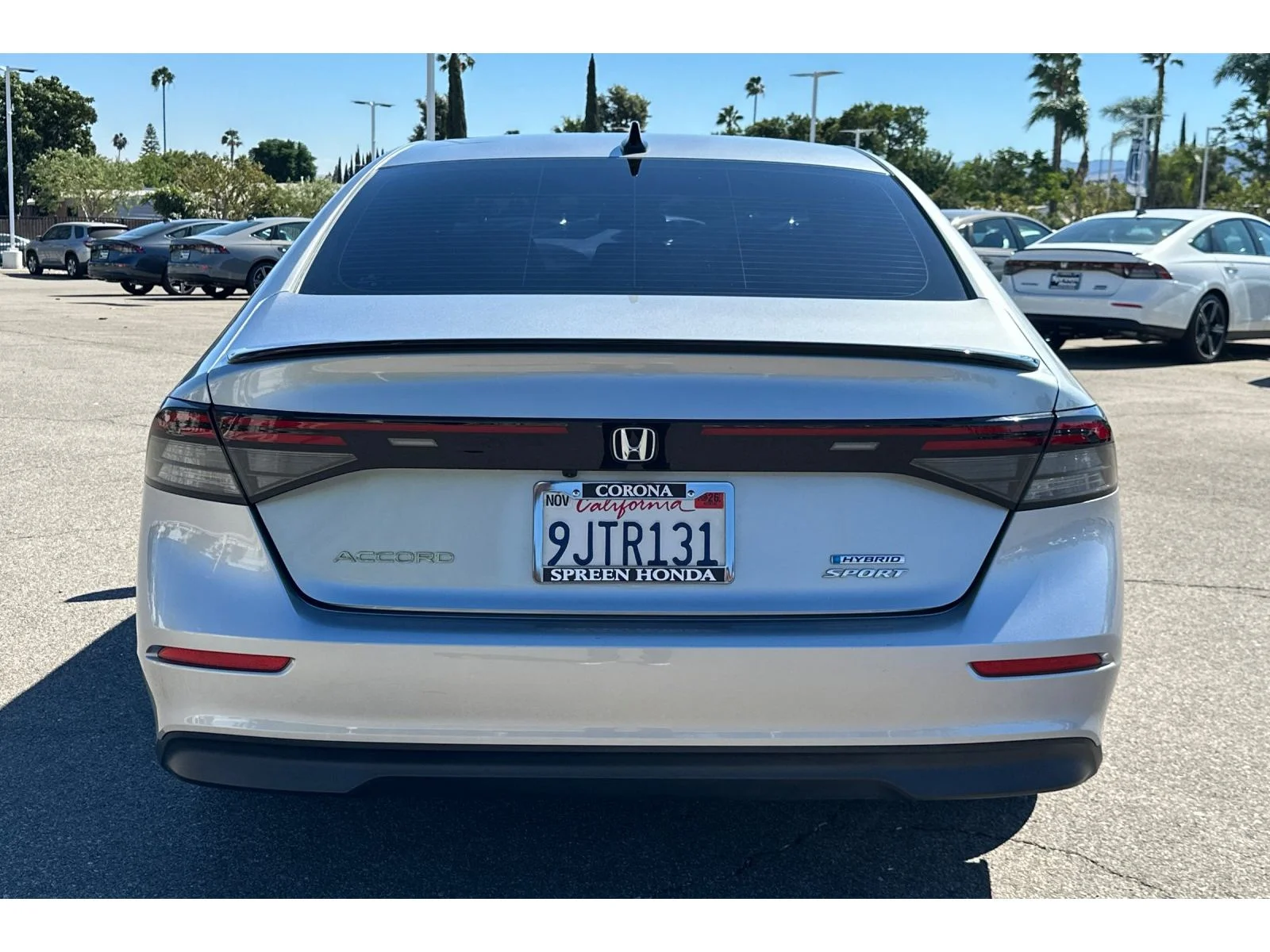 Used 2024 Solar Silver Metallic Honda Sport image 4