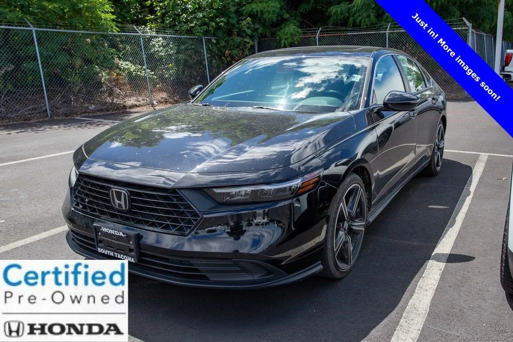 Certified Used 2024 Crystal Black Pearl Honda HYBRID SPORT image 29